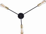 Lampa wisząca LOFT MILL black-gold III NOWODVORSKI