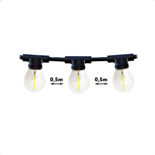 Girlanda MIMOSA 10M 20XE27 KOBI