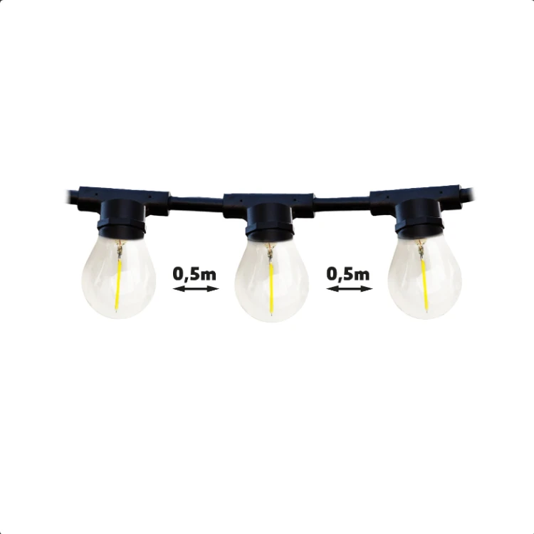 Girlanda MIMOSA 10M 20XE27 KOBI
