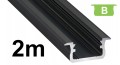 Profi laluminiowy Typ B 2m czarny Lumines.jpg