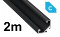 Profil aluminiowy C 2m czarny Lumines.jpg