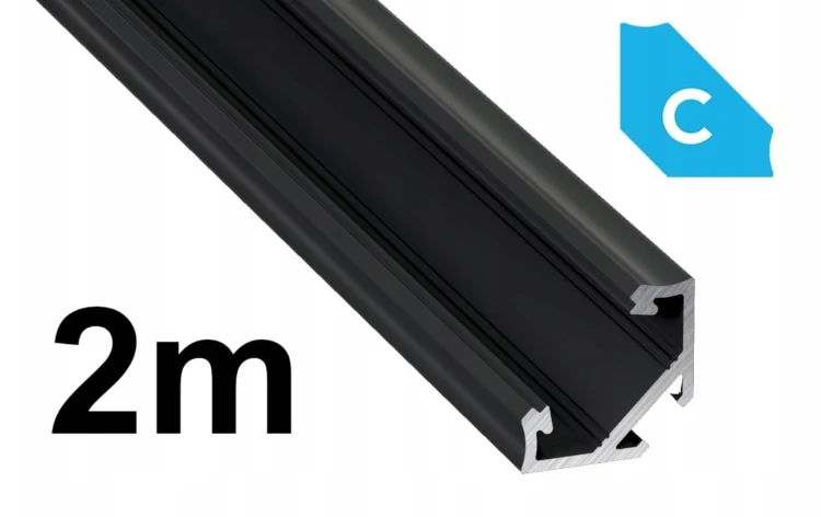 Profil aluminiowy C 2m czarny Lumines.jpg