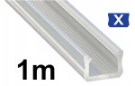 Profil aluminiowy X surowy 1m Lumines.jpg