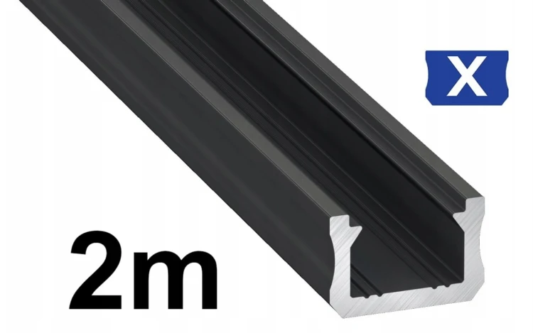 Profil aluminiowy X czarny 2m Lumines.jpg