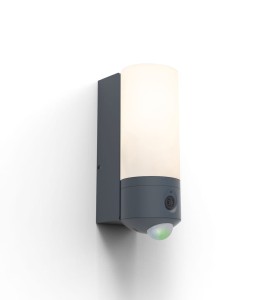 Oprawa elewacyjna POLLUX PIR KAMERA 22W czarna LUTEC