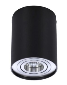 Oprawa sufitowa BROSS czarna/aluminium AZZARDO