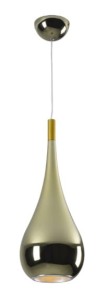 Lampa wisząca Drop złota MAXLIGHT
