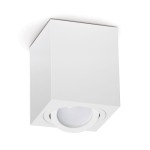 Oprawa sufitowa OH37L GU10 biała 80x115 KOBI
