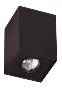 Oprawa sufitowa BERGEN GU10 czarna 98x125 LED LABS