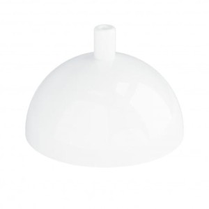 Osłonka sufitowa PÓŁKULA biała KOLOROWE KABLE