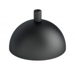 Osłonka sufitowa PÓŁKULA czarna KOLOROWE KABLE