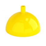 Osłonka sufitowa PÓŁKULA żółta KOLOROWE KABLE