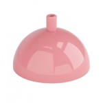 Osłonka sufitowa PÓŁKULA różowa KOLOROWE KABLE