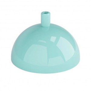 Osłonka sufitowa PÓŁKULA miętowa KOLOROWE KABLE