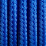 Niebieski kabel w oplocie poliestrowym 2x0.75 KOLOROWE KABLE
