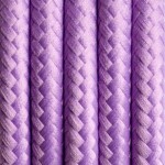 Fioletowy kabel w oplocie poliestrowym 2x0.75 KOLOROWE KABLE