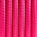 Różowy kabel w oplocie poliestrowym 2x0.75 KOLOROWE KABLE