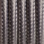 Szary kabel w oplocie poliestrowym 2x0.75 KOLOROWE KABLE