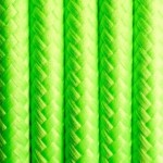 Zielony kabel w oplocie poliestrowym 2x0.75 KOLOROWE KABLE