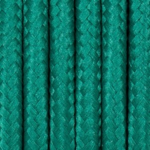 Zielony kabel w oplocie poliestrowym 2x0.75 KOLOROWE KABLE