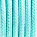 Miętowy kabel w oplocie poliestrowym 2x0.75 KOLOROWE KABLE