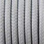 Szary kabel w oplocie poliestrowym 2x0.75 KOLOROWE KABLE