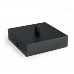 Osłonka sufitowa KWADRAT biała KOLOROWE KABLE