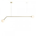 Lampa wisząca 2-PŁ. PURE gold ALDEX          