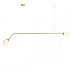 Lampa wisząca 2-PŁ. PURE gold ALDEX          