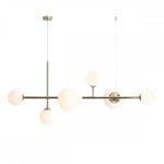 Lampa wisząca 6-PŁ DIONE gold ALDEX             