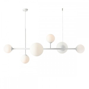 Lampa wisząca 6-PŁ DIONE white ALDEX               