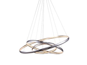 Lampa wisząca BRIGHTON 3 chrom AZZARDO                      