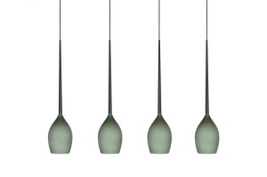 Lampa wisząca IZZA 4 oliwkowa AZZARDO                                          