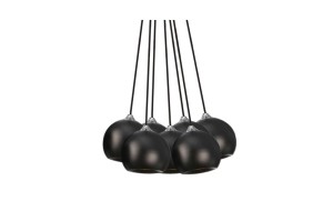 Lampa wisząca GULIA 7 czarna AZZARDO                                               