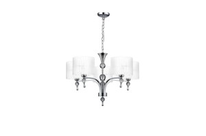 Lampa wisząca IMPRESS 5 biała AZZARDO                                                 