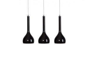 Lampa wisząca SOUL 3 czarna AZZARDO                                               