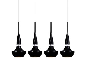 Lampa wisząca TASOS 4 czarna AZZARDO                                               