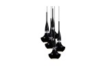 Lampa wisząca TASOS 5 czarna AZZARDO                                              