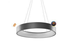 Lampa wisząca SOLVENT R 80 PENDANT SMART WIFI szara AZZARDO                                    