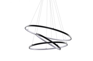 Lampa wisząca WHEEL 3 DIMM czarna AZZARDO                       