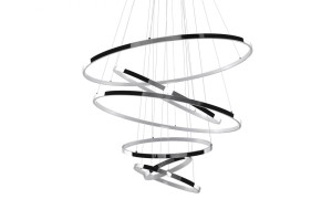 Lampa wisząca WHEEL 6 LONG DIMM chrom AZZARDO                 