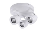 Kinkiet ALBICO 3 white round AZZARDO       