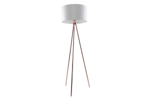 Lampa podłogowa FINN biały/copper AZZARDO                             