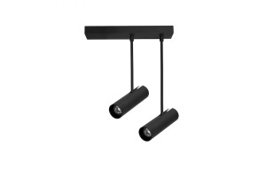 Oprawa sufitowa LENS 2 SQUARE czarna AZZARDO           