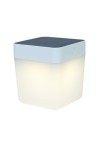 Lampa ogrodowa TABLE CUBE SOLAR biała LUTEC                  