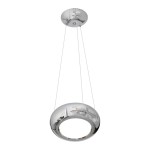 Lampa wisząca MERCURIO 12W LED chrom MILAGRO                   