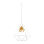 Lampa wisząca ALAMBRE WHITE 1xE27 4W biała MILAGRO           