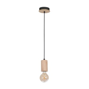 Lampa wisząca LINES 1xE27 drewno  MILAGRO                               