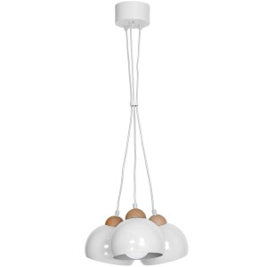 Lampa wisząca DAMA WHITE 3xE27  MILAGRO          