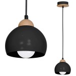 Lampa wisząca DAMA BLACK 1xE27  MILAGRO           